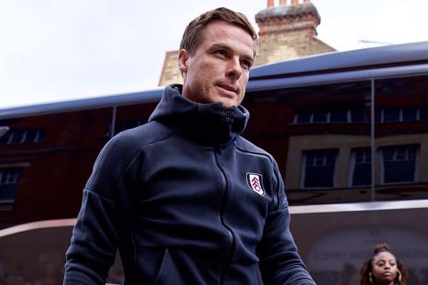 LONDON, ENGLAND - Sunday, March 17, 2019: Fulham's caretaker manager Scott Parker arrives before the FA Premier League match between Fulham FC and Liverpool FC at Craven Cottage. (Pic by David Rawcliffe/Propaganda)