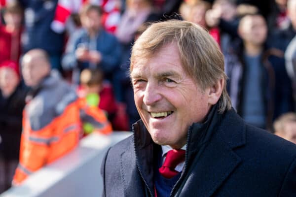 LIVERPOOL, ENGLAND - Saturday, March 23, 2019: Liverpool's manager Sir Kenny Dalglish during the LFC Foundation charity match between Liverpool FC Legends and Milan Glorie at Anfield. (Pic by Paul Greenwood/Propaganda)