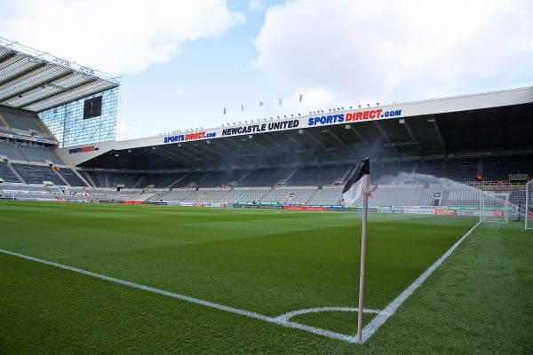 NEWCASTLE-UPON-TYNE, ENGLAND - Saturday, May 4, 2019: A general view of Newcastle United's St James' Park ahead of the FA Premier League match between Newcastle United FC and Liverpool FC. (Pic by David Rawcliffe/Propaganda)