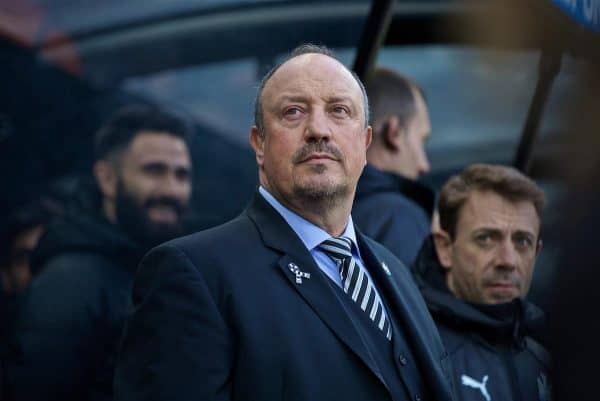 NEWCASTLE-UPON-TYNE, ENGLAND - Saturday, May 4, 2019: Newcastle United's manager Rafael Benitez before the FA Premier League match between Newcastle United FC and Liverpool FC at St. James' Park. (Pic by David Rawcliffe/Propaganda)