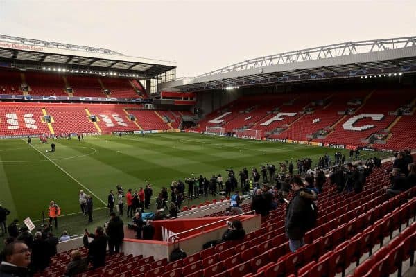 LIVERPOOL, ENGLAND - Monday, May 6, 2019: FC Barcelona players during a training session ahead of the UEFA Champions League Semi-Final 2nd Leg match between Liverpool FC and FC Barcelona at Anfield. (Pic by David Rawcliffe/Propaganda)