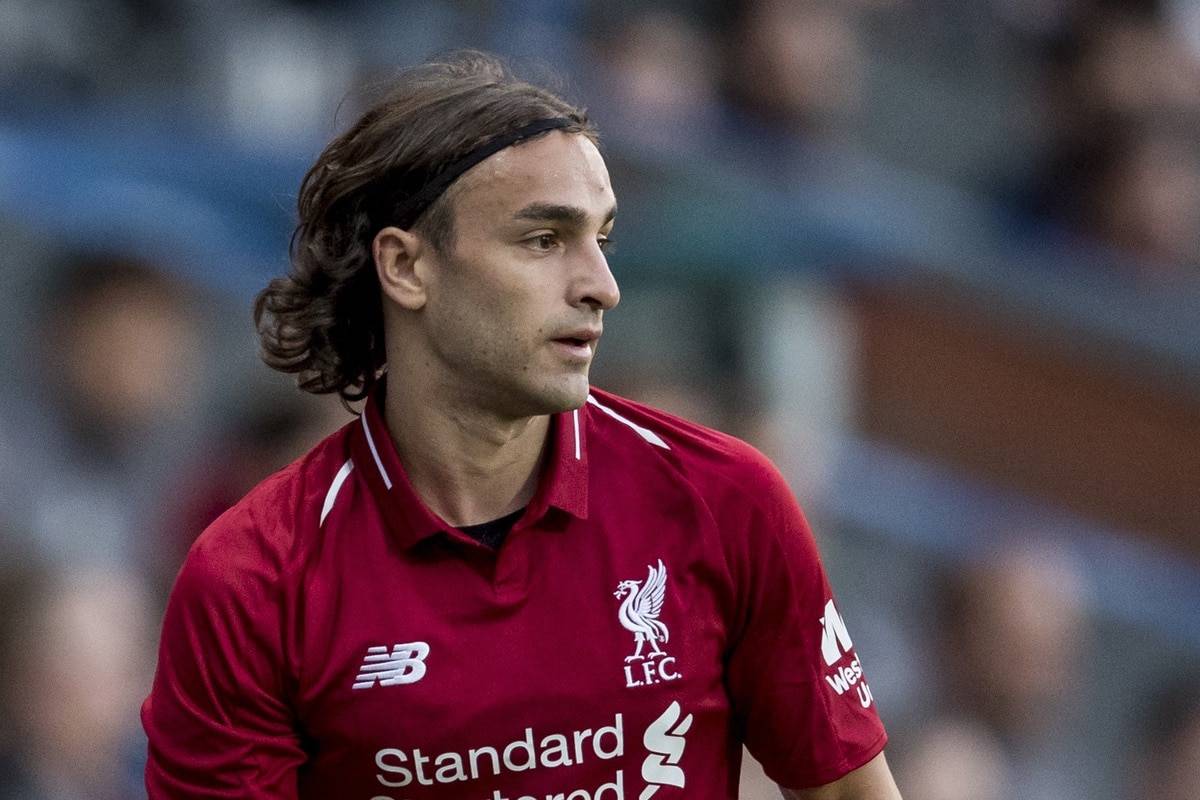 BLACKBURN, ENGLAND - Thursday, July 19, 2018: Liverpool's Lazar Markovic during a preseason friendly match between Blackburn Rovers FC and Liverpool FC at Ewood Park. (Pic by Paul Greenwood/Propaganda)