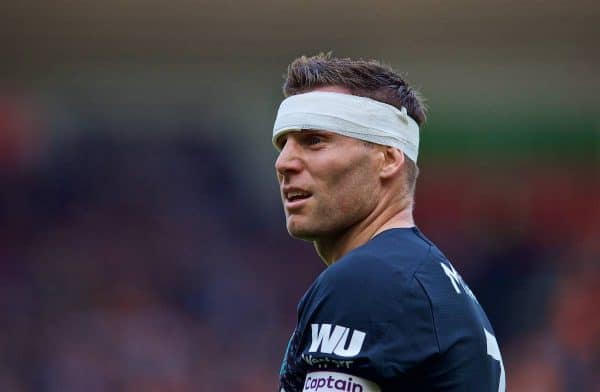 LIVERPOOL, ENGLAND - Saturday, August 17, 2019: Liverpool's James Milner with during the FA Premier League match between Southampton FC and Liverpool FC at St. Mary's Stadium. (Pic by David Rawcliffe/Propaganda)