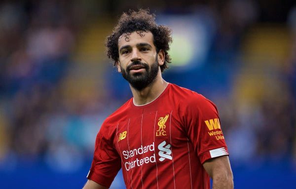 LONDON, ENGLAND - Sunday, September 22, 2019: Liverpool's Mohamed Salah during the FA Premier League match between Chelsea's FC and Liverpool FC at Stamford Bridge. (Pic by David Rawcliffe/Propaganda)