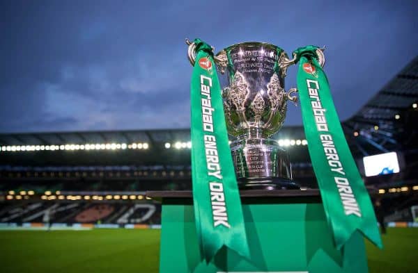 League Cup trophy . (Pic by David Rawcliffe/Propaganda)