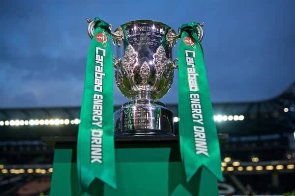 League Cup trophy . (Pic by David Rawcliffe/Propaganda)