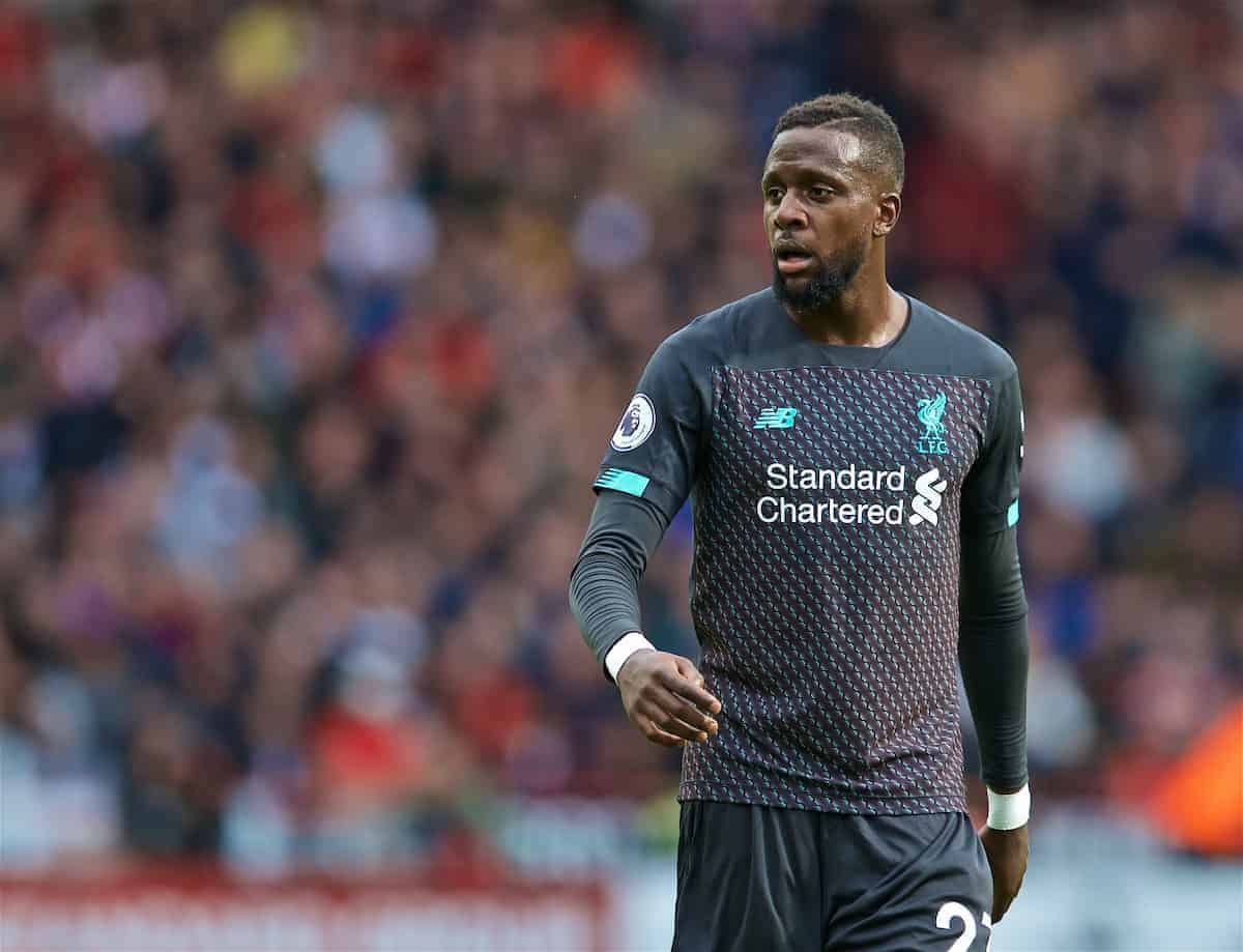 SHEFFIELD, ENGLAND - Thursday, September 26, 2019: Liverpool's Divock Origi, sporting a new short hair cut, during the FA Premier League match between Sheffield United FC and Liverpool FC at Bramall Lane. (Pic by David Rawcliffe/Propaganda)