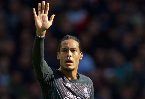 SHEFFIELD, ENGLAND - Thursday, September 26, 2019: Liverpool's Virgil van Dijk during the FA Premier League match between Sheffield United FC and Liverpool FC at Bramall Lane. (Pic by David Rawcliffe/Propaganda)