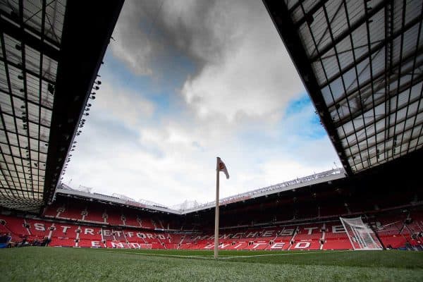 MANCHESTER, ENGLAND - Saturday, October 19, 2019: A general view of Old Trafford ahead of the FA Premier League match between Manchester United FC and Liverpool FC. (Pic by David Rawcliffe/Propaganda)