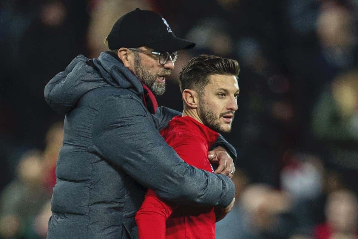 LIVERPOOL, ENGLAND - Wednesday, December 4, 2019: Liverpools manager Jürgen Klopp during the pre-match warm-up before the FA Premier League match between Liverpool FC and Everton FC, the 234th Merseyside Derby, at Anfield. (Pic by David Rawcliffe/Propaganda)