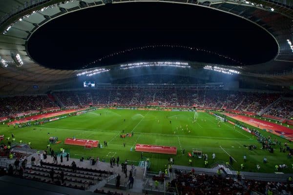 DOHA, QATAR - Saturday, December 21, 2019: A general view of the Khalifa Stadium before the FIFA Club World Cup Qatar 2019 Final match between CR Flamengo and Liverpool FC. (Pic by David Rawcliffe/Propaganda)