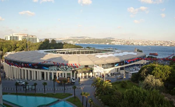 ISTANBUL, TURKEY - Tuesday, August 13, 2019: A general view of the Besiktas Park Stadium during a training session ahead of the UEFA Super Cup match between Liverpool FC and Chelsea FC. (Pic by David Rawcliffe/Propaganda)