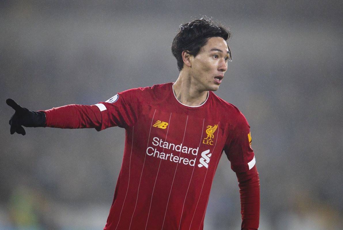 WOLVERHAMPTON, ENGLAND - Thursday, January 23, 2020: Liverpool's Takumi Minamino during the FA Premier League match between Wolverhampton Wanderers FC and Liverpool FC at Molineux Stadium. (Pic by David Rawcliffe/Propaganda)