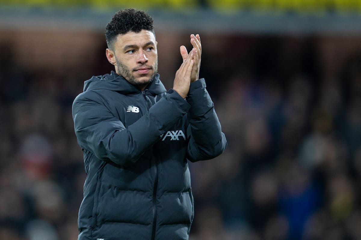 WATFORD, ENGLAND - Saturday, February 29, 2020: Liverpool's Alex Oxlade-Chamberlain after the FA Premier League match between Watford FC and Liverpool FC at Vicarage Road. Watford won 3-0. (Pic by David Rawcliffe/Propaganda)