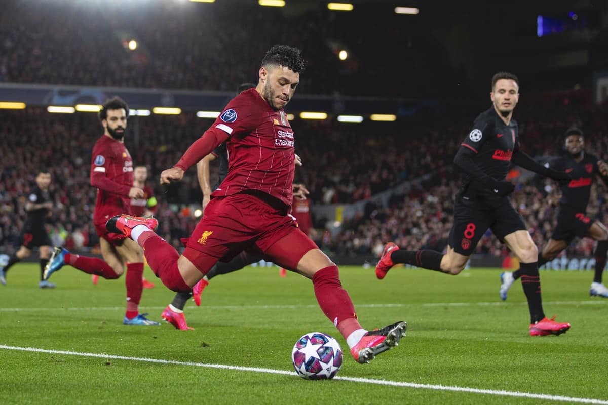 LIVERPOOL, ENGLAND - Wednesday, March 11, 2020: Liverpool's xxxx during the UEFA Champions League Round of 16 2nd Leg match between Liverpool FC and Club Atlético de Madrid at Anfield. (Pic by David Rawcliffe/Propaganda)