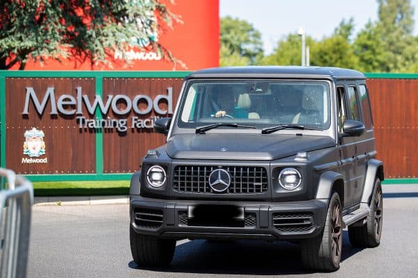 LIVERPOOL, ENGLAND - Wednesday, May 20, 2020: Liverpool's Fabio Henrique Tavares 'Fabinho' leaves the club's Melwood Training Ground as the players return to training ahead of a planned restart of the Premier League during the Coronavirus pandemic. (Pic by David Rawcliffe/Propaganda)