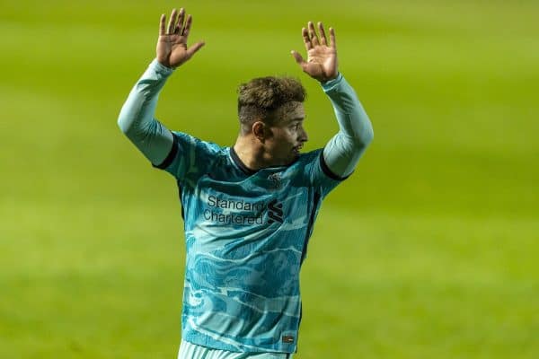 LINCOLN, ENGLAND - Thursday, September 24, 2020: Liverpool's Xherdan Shaqiri during the Football League Cup 3rd Round match between Lincoln City FC and Liverpool FC at Sincil Bank. (Pic by David Rawcliffe/Propaganda)