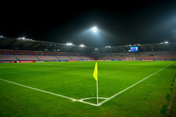 HERNING, DENMARK - Wednesday, December 9, 2020: A general view of the Herning Arena before the UEFA Champions League Group D match between FC Midtjylland and Liverpool FC. (Pic by Lars Møller/Propaganda)