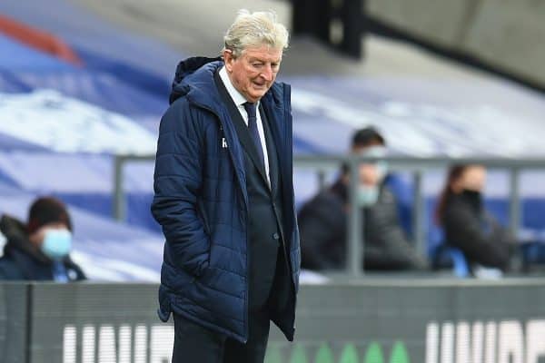 LONDON, ENGLAND - Saturday, December 19, 2020: Crystal Palace's manager Roy Hodgson during the FA Premier League match between Crystal Palace FC and Liverpool FC at Selhurst Park. (Pic by David Rawcliffe/Propaganda)