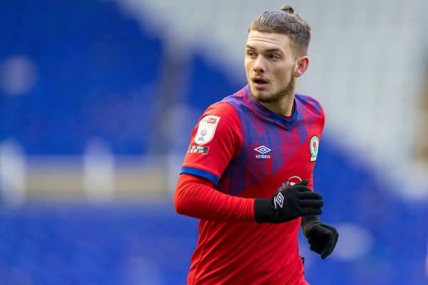 BIRMINGHAM, ENGLAND - Saturday, January 2, 2021: Blackburn Rovers' Harvey Elliott during the Football League Championship match between Birmingham City FC and Blackburn Rovers FC at St Andrew's. (Pic by David Rawcliffe/Propaganda)