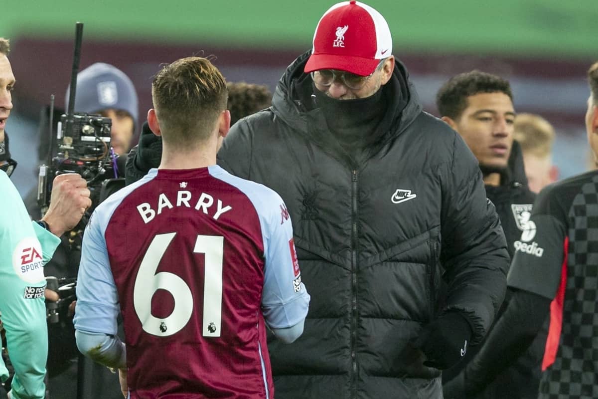 Klopp commends brave Aston Villa youngsters & their “little Jamie Vardy” - Liverpool FC - This Is Anfield
