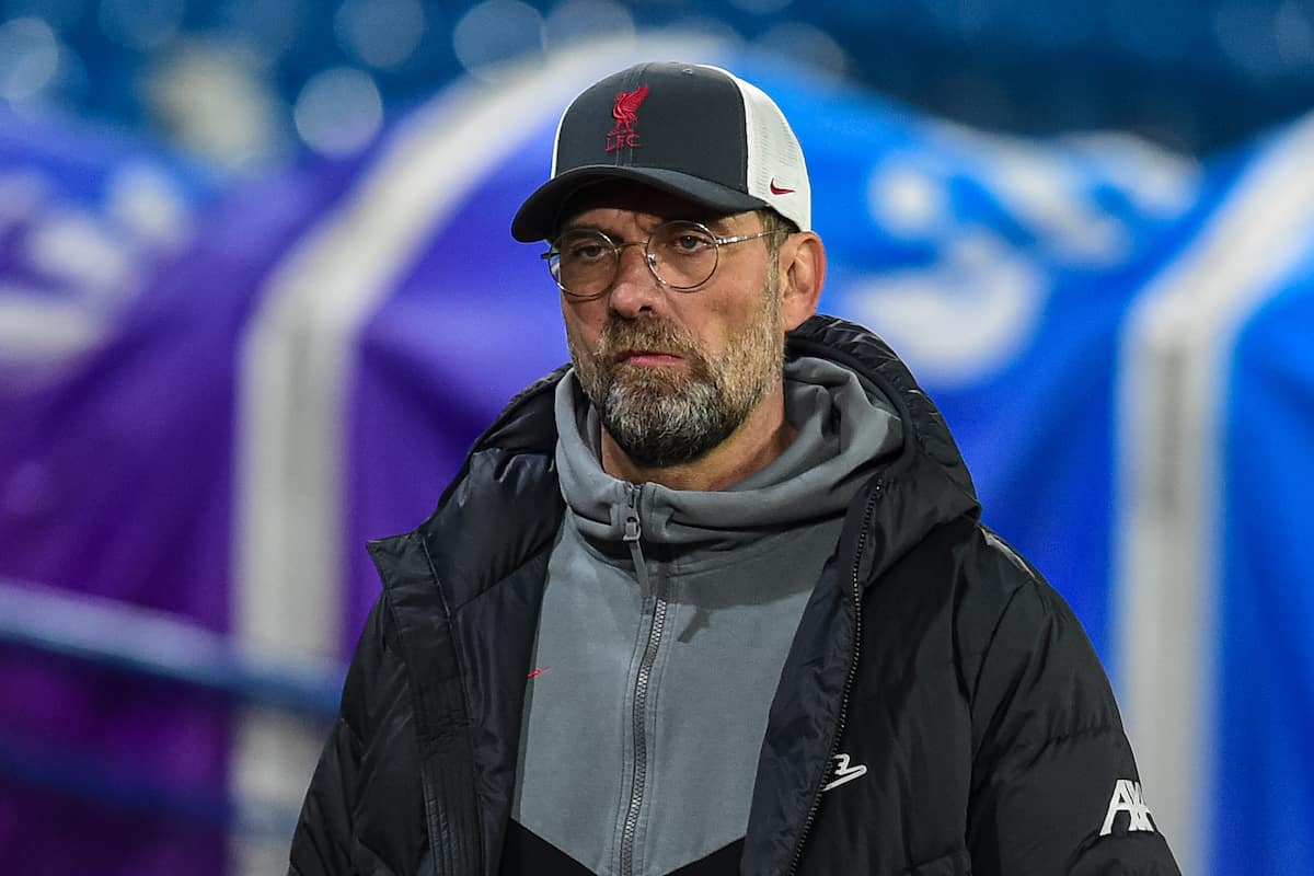 LEEDS, ENGLAND - Monday, April 19, 2021: Liverpool's manager Jürgen Klopp after the FA Premier League match between Leeds United FC and Liverpool FC at Elland Road. The game ended in a 1-1 draw. (Pic by Propaganda)