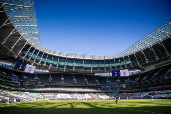 LONDON, ENGLAND - Friday, April 23, 2021: A general view before the Premier League 2 Division 1 match between Tottenham Hotspur FC Under-23's and Liverpool FC Under-23's at the Tottenham Hotspur Stadium. (Pic by David Rawcliffe/Propaganda)