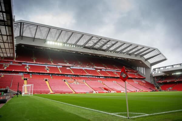 LIVERPOOL, ENGLAND - Sunday, August 8, 2021: A general view of Anfield before a pre-season friendly match between Liverpool FC and Athletic Club de Bilbao at Anfield. (Pic by David Rawcliffe/Propaganda)