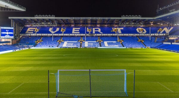 General view before the FA Premier League match between Everton FC and Liverpool FC, the 239th Merseyside Derby, at Goodison Park. (Pic by David Rawcliffe/Propaganda)