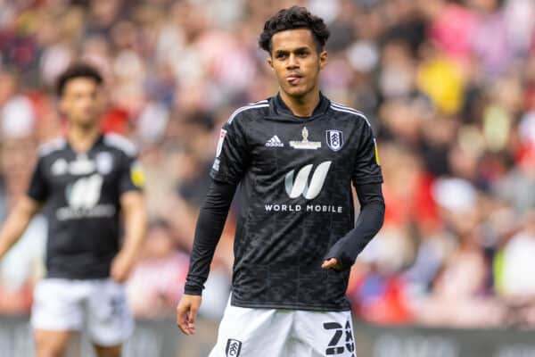 SHEFFIELD, ENGLAND - Saturday, May 7, 2022: Fulham's Fábio Carvalho during the Football League Championship match between Sheffield United FC and Fulham FC at Bramall Lane. (Pic by David Rawcliffe/Propaganda)