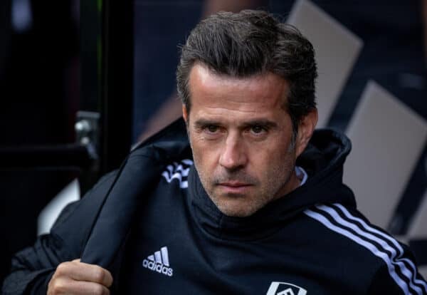 SHEFFIELD, INGLATERRA - Sábado, 7 de mayo de 2022: El entrenador en jefe de Fulham, Marco Silva, durante el partido del Campeonato de la Liga de Fútbol entre Sheffield United FC y Fulham FC en Bramall Lane.  (Foto de David Rawcliffe/Propaganda)