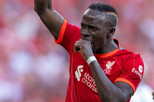 LONDON, ENGLAND - Saturday, May 14, 2022: Liverpool's Sadio Mané celebrates after the FA Cup Final between Chelsea FC and Liverpool FC at Wembley Stadium. The game ended in a goal-less draw, Liverpool won 6-5 on penalties. (Pic by David Rawcliffe/Propaganda)