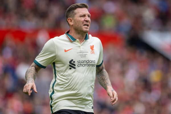 MANCHESTER, ENGLAND - Saturday, May 21, 2022: Liverpool's Andriy Voronin during the MUFC Foundation friendly 'Legends of the North' match between Manchester United FC Legends and Liverpool FC Legends at Old Trafford. (Pic by David Rawcliffe/Propaganda)