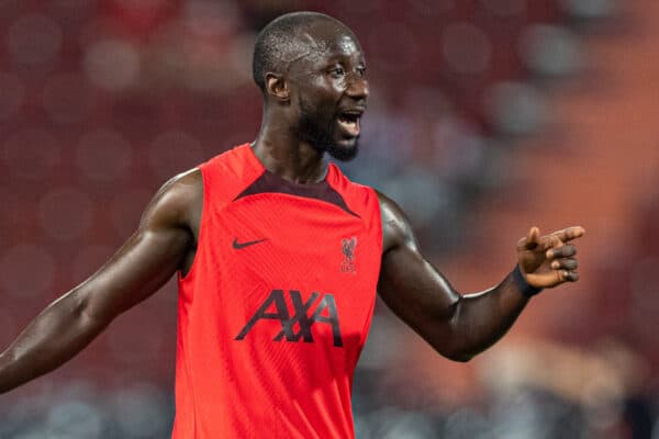 BANGKOK, THAILAND - Monday, July 11, 2022: Liverpool's Naby Keita during a training session at the Rajamangala National Stadium on day two of the club's Asia Tour ahead of a friendly match against Manchester United FC. (Pic by David Rawcliffe/Propaganda)