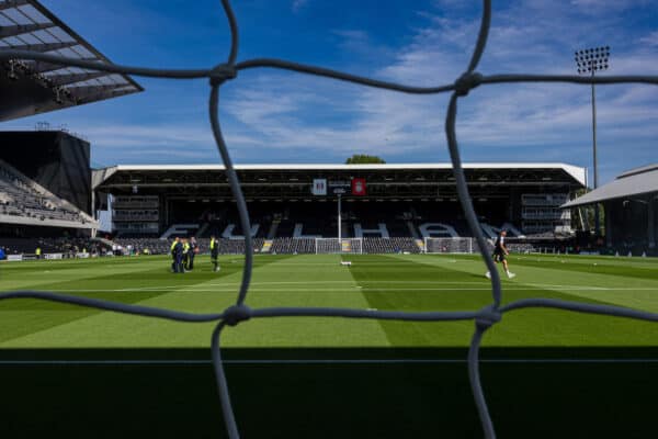 LONDON, ENGLAND - Saturday, August 6, 2022: A general view before the FA Premier League match between Fulham FC and Liverpool FC at Craven Cottage. (Pic by David Rawcliffe/Propaganda)