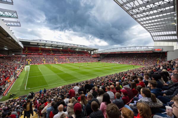 LIVERPOOL, ENGLAND - Saturday, September 24, 2022: A general view during the LFC Foundation friendly 'Legends of the North' match between Liverpool FC Legends and Manchester United FC Legends at Anfield. (Pic by David Rawcliffe/Propaganda)