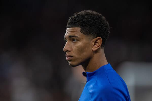 LONDON, ENGLAND - Monday, September 26, 2022: England's Jude Bellingham before the UEFA Nations League Group A3 game between England and Germany at Wembley Stadium. (Photo by David Rawcliffe/Propaganda)