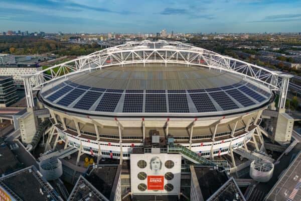 AMSTERDAM, THE NETHERLANDS - Wednesday, October 26, 2022: A general view of the Johan Cruijff ArenA ahead of the UEFA Champions League Group A matchday 5 game between AFC Ajax and Liverpool FC. (Pic by David Rawcliffe/Propaganda)