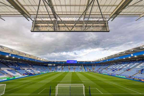 LEICESTER, ENGLAND - Monday, May 15, 2023: Liverpool's xxxx during the FA Premier League match between Leicester City FC and Liverpool FC at the King Power Stadium. (Pic by David Rawcliffe/Propaganda)