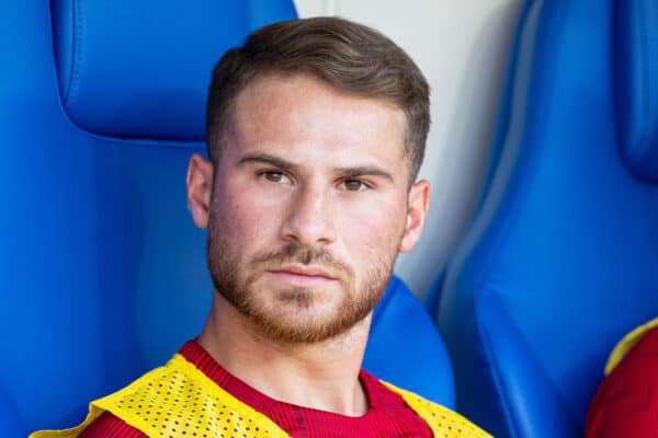 KARLSRUHER, GERMANY - Wednesday, July 19, 2023: Liverpool's substitute Alexis Mac Allister during a pre-season friendly match between Karlsruher SC and Liverpool FC at the Wildparkstadion. (Pic by David Rawcliffe/Propaganda)