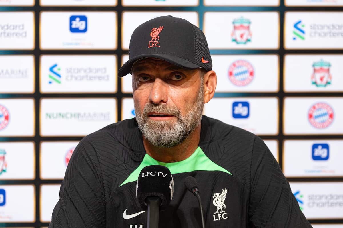 Jurgen Klopp makes "no secret" Liverpool want to sign a "proven No. 6