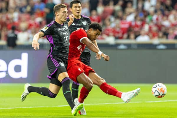 Bayern defeat Liverpool in high-scoring Singapore friendly as Premier League return nears