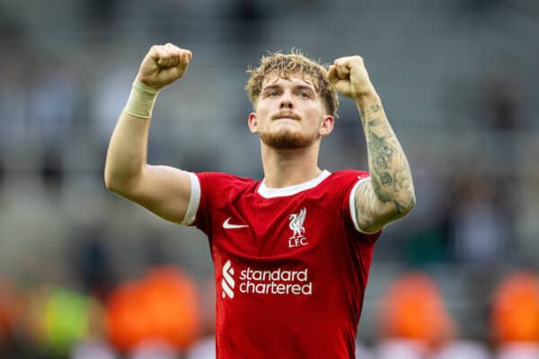 NEWCASTLE-UPON-TYNE, ENGLAND - Sunday, August 27, 2023: Liverpool's xxxx during the FA Premier League match between Newcastle United FC and Liverpool FC at St James' Park. (Pic by David Rawcliffe/Propaganda)