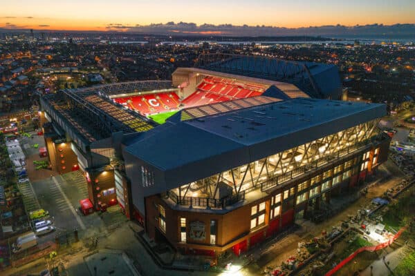 LIVERPOOL, ENGLAND - Thursday, November 30, 2023: A general view of Anfield ahead of the UEFA Europa League Group E matchday 5 game between Liverpool FC and LASK at Anfield. (Photo by David Rawcliffe/Propaganda)