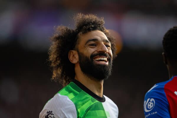 LONDON, ENGLAND - Saturday, December 9, 2023: Liverpool's Mohamed Salah during the FA Premier League match between Crystal Palace FC and Liverpool FC at Selhurst Park. (Photo by David Rawcliffe/Propaganda)