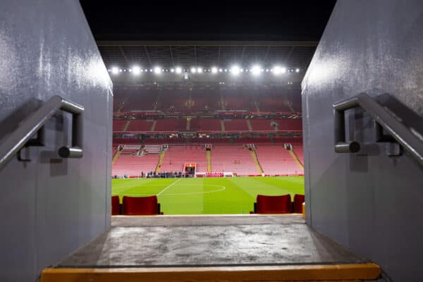 LIVERPOOL, ENGLAND - Monday, January 1, 2024: A general view before the FA Premier League match between Liverpool FC and Newcastle United FC at Anfield. (Photo by David Rawcliffe/Propaganda)