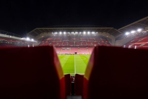 LIVERPOOL, ENGLAND - Monday, January 1, 2024: A general view before the FA Premier League match between Liverpool FC and Newcastle United FC at Anfield. (Photo by David Rawcliffe/Propaganda)