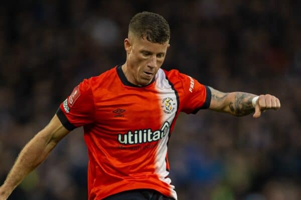 LIVERPOOL, ENGLAND - Saturday, January 27, 2024: Luton Town's Ross Barkley during the FA Cup 4th Round match between Everton FC and Luton Town FC at Goodison Park. (Photo by David Rawcliffe/Propaganda)