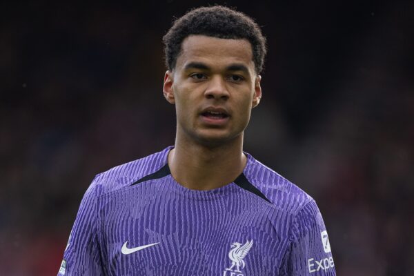 NOTTINGHAM, ENGLAND - Saturday, March 2, 2024: Liverpool's Cody Gakpo during the FA Premier League match between Nottingham Forest FC and Liverpool FC at the City Ground. (Photo by David Rawcliffe/Propaganda)