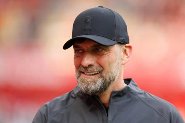 LIVERPOOL, ENGLAND - Sunday, May 5, 2024: Jurgen Klopp Manager of Liverpool mural before the FA Premier League match between Liverpool FC and Tottenham Hotspur FC at Anfield. (Photo by Ryan Brown/Propaganda)